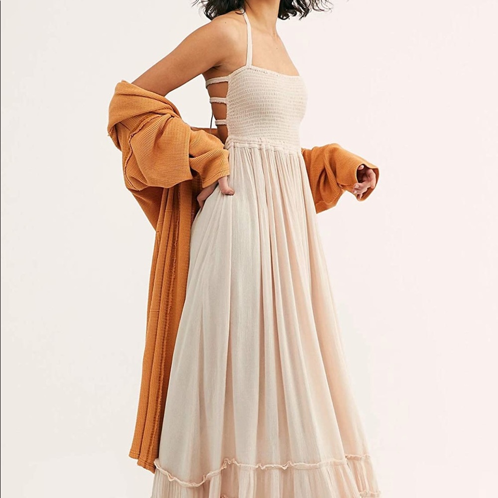 Summer Cotton Sexy Backless Long Dresses